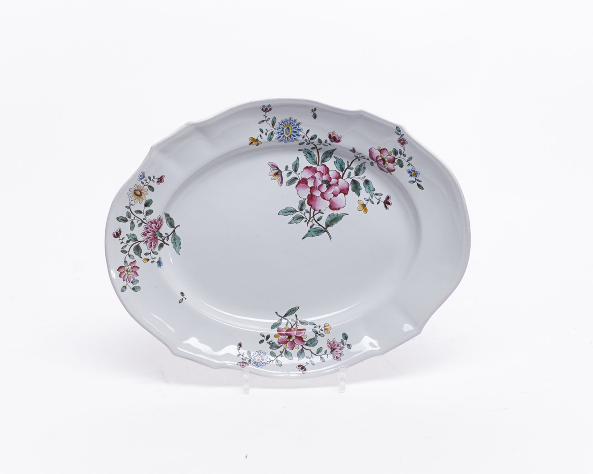 4 Vorlegeplatten, Durchbruchplatte, Straßburg, nach 1748 bzw. 1762, Paul Hannong bzw. Joseph Hannon - Bild 4 aus 11