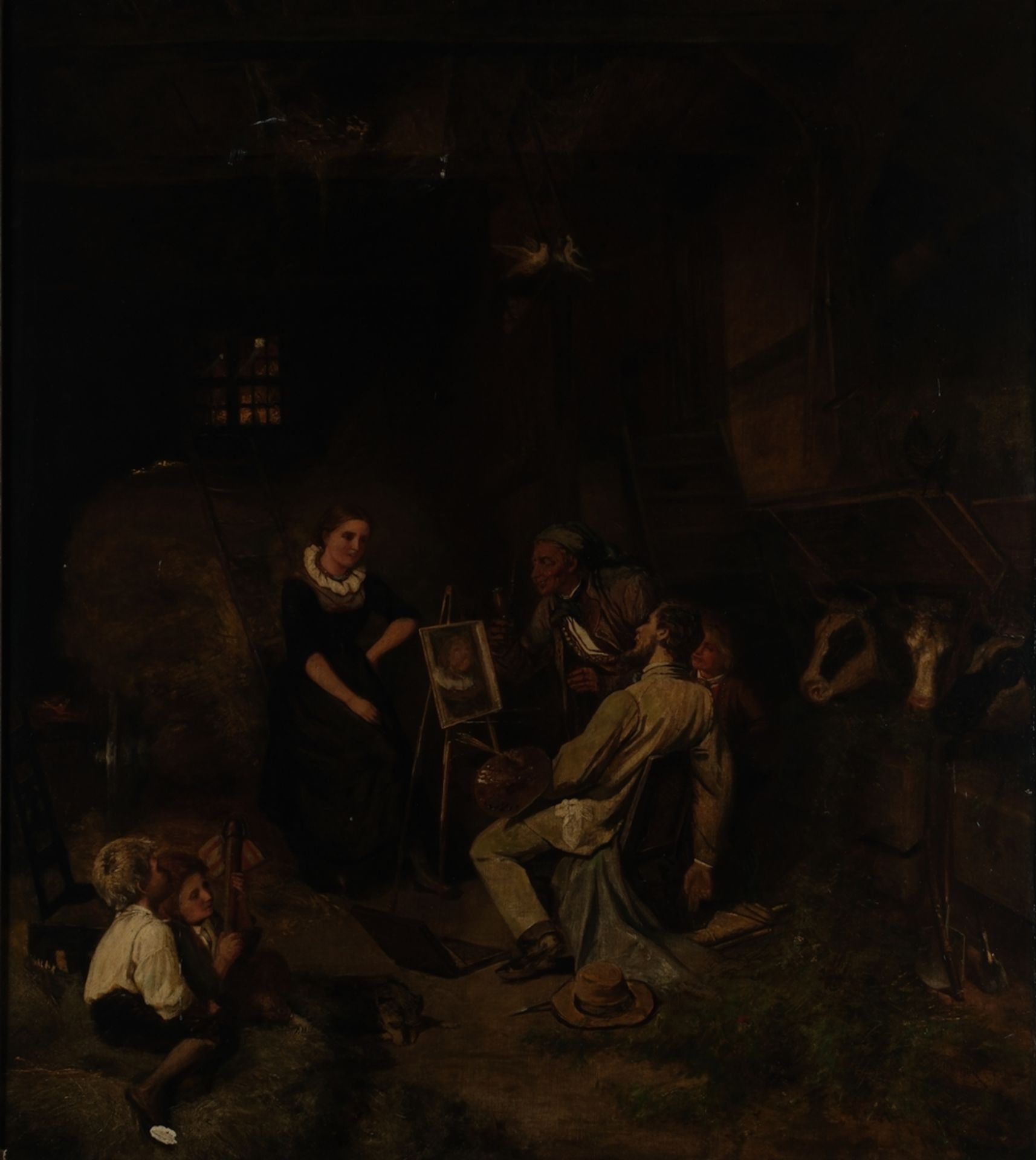 Genremaler des 19. Jahrhunderts, aus dem Umkreis der Düsseldorfer Malerschule,