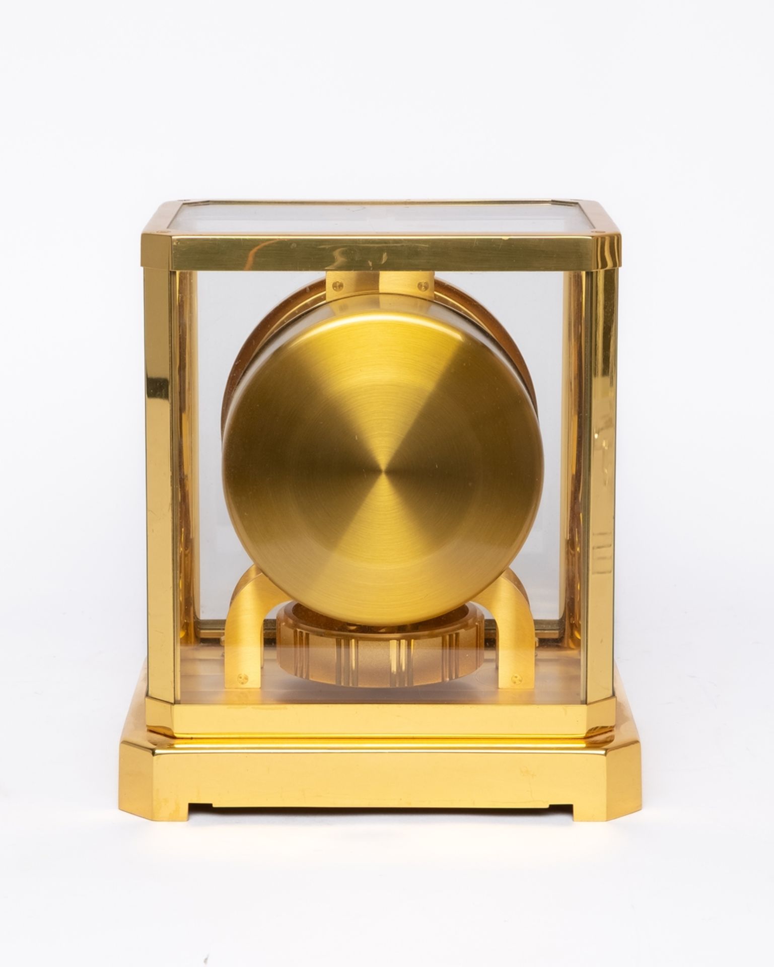 Tischuhr, "Atmos VIII", Jaeger LeCoultre, Schweiz, 1967-1984, Kaliber 528-8, nummeriert 558308, fün - Bild 5 aus 6