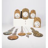 Konvolut von 4 Comtoisen, Frankreich, 18./19. Jh., davon zwei signiert: "Frederic Depierre á ...(?)