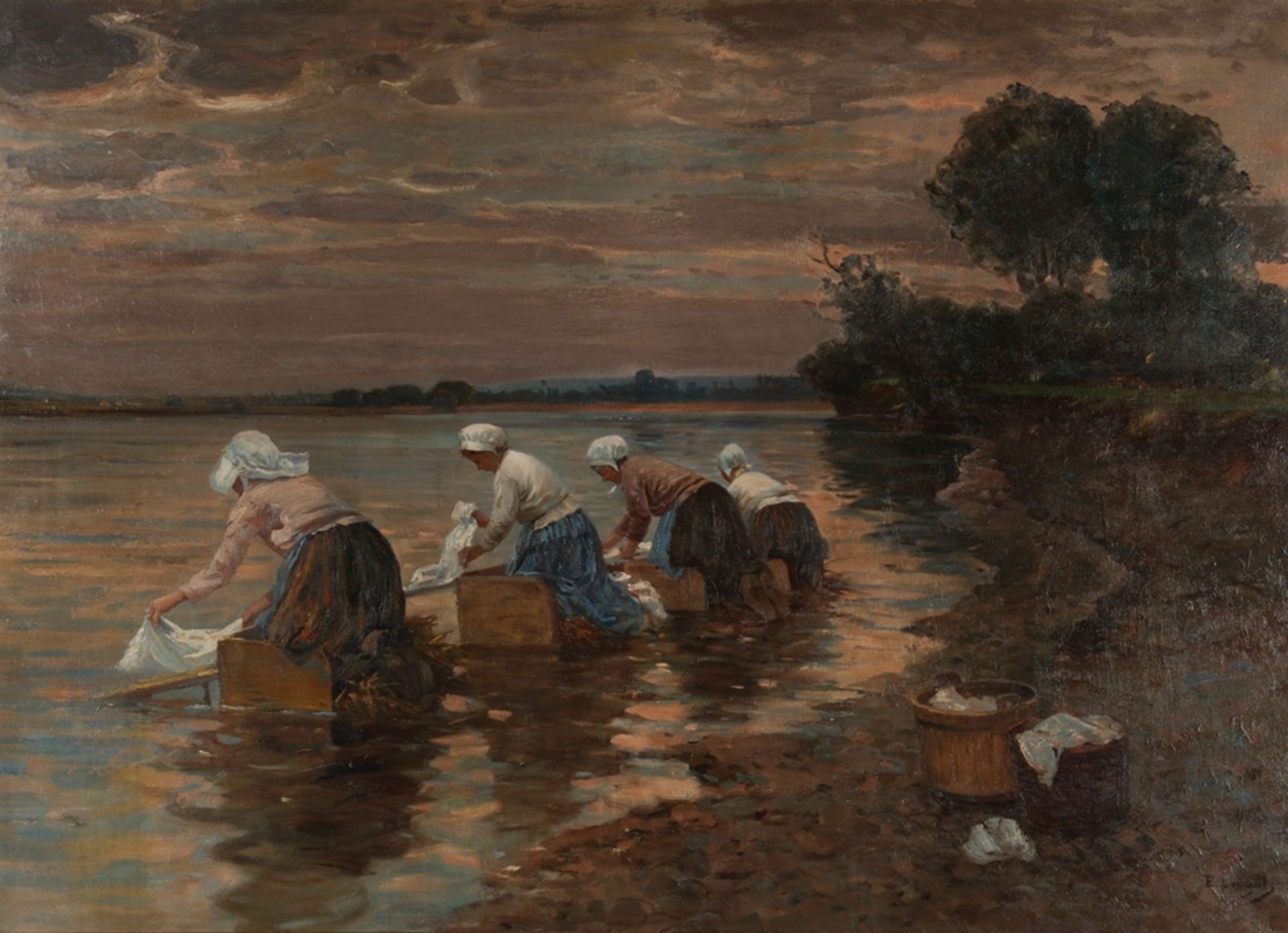 Louyot, Edmond (1861 La Lobe (Lothringen)  - 1920 ebda., studierte an der KA Düsseldorf und München