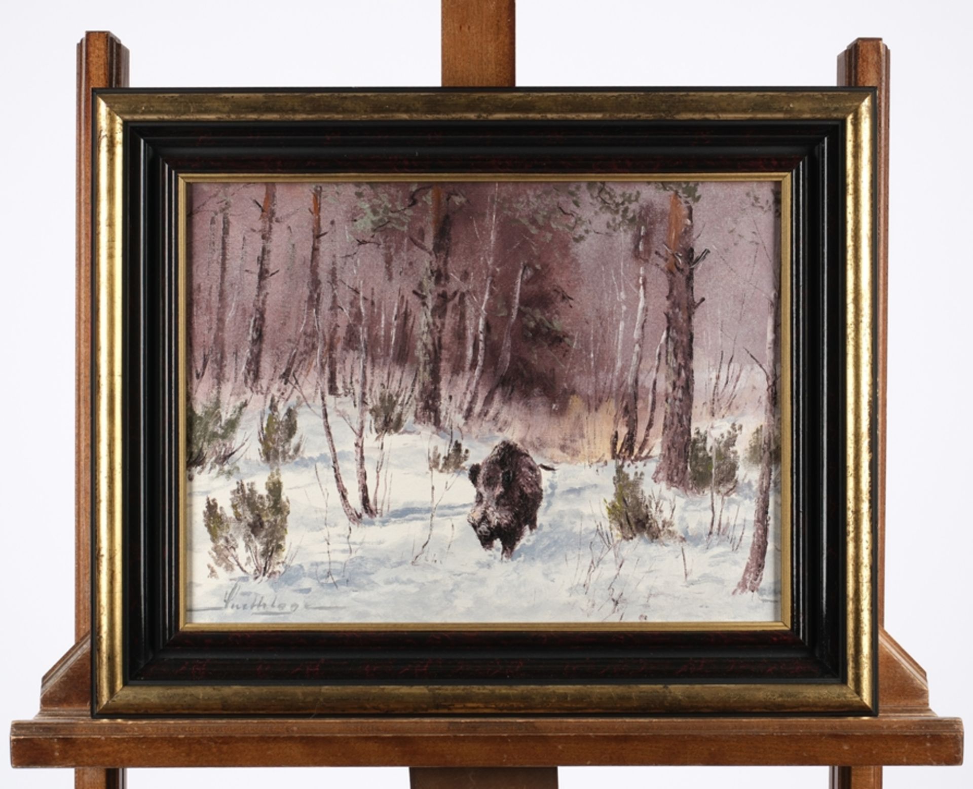 Snethlage, Dr. Karl-Hellmuth (1925 - 2011, Tier- und Jagdmaler) - Bild 2 aus 5