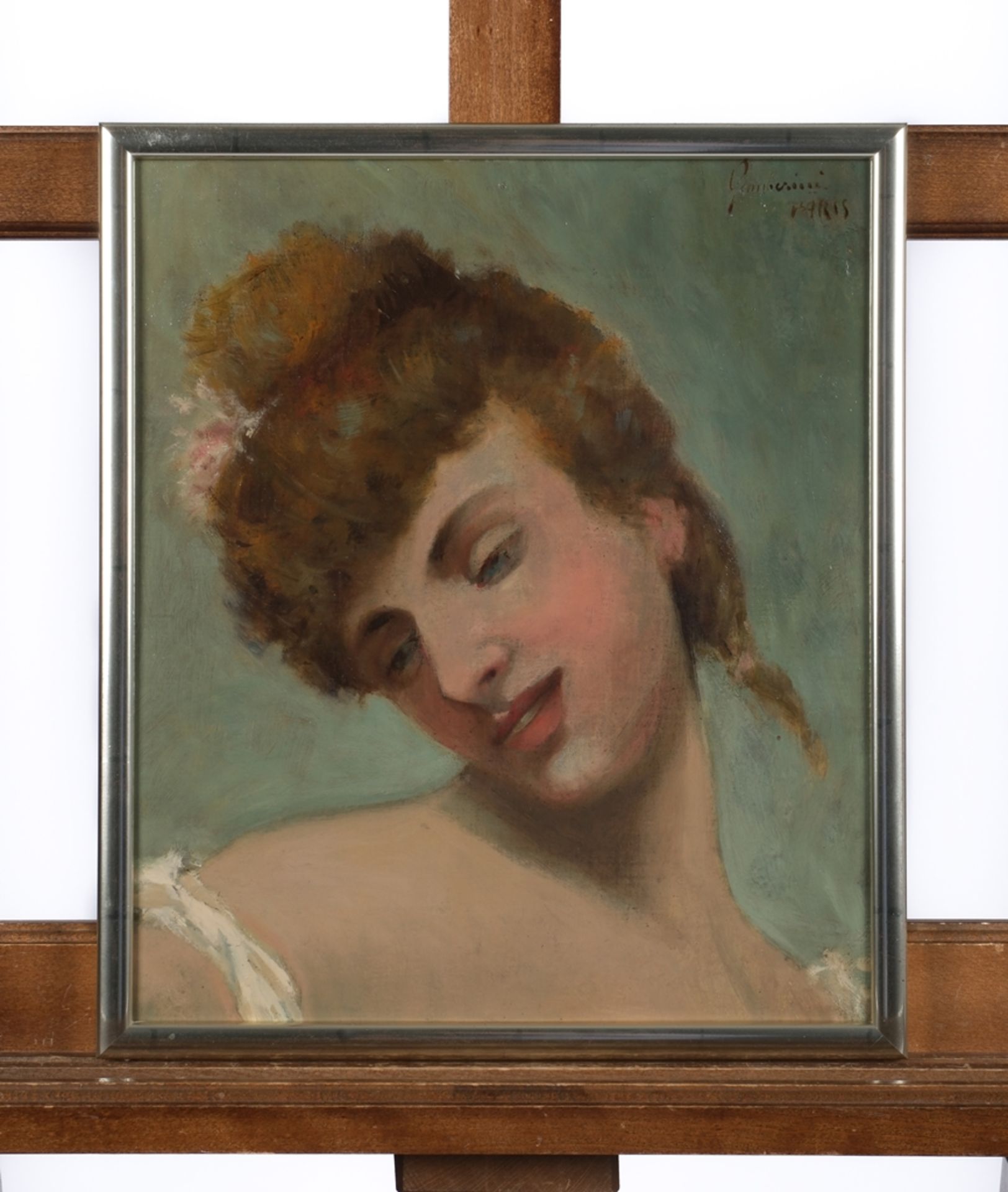 Gamberini, Giovacchino (1859 - 1904, italienischer Genremaler, Studium an der Academy of Fine Arts  - Bild 2 aus 4