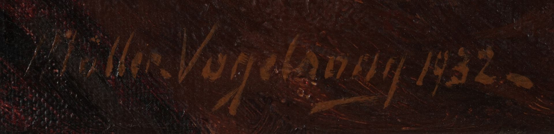 Müller-Vogelsang, Hermann (1887 Harburg - 1975, deutscher Maler mit Schwerpunkten in der Landschaft - Bild 3 aus 4