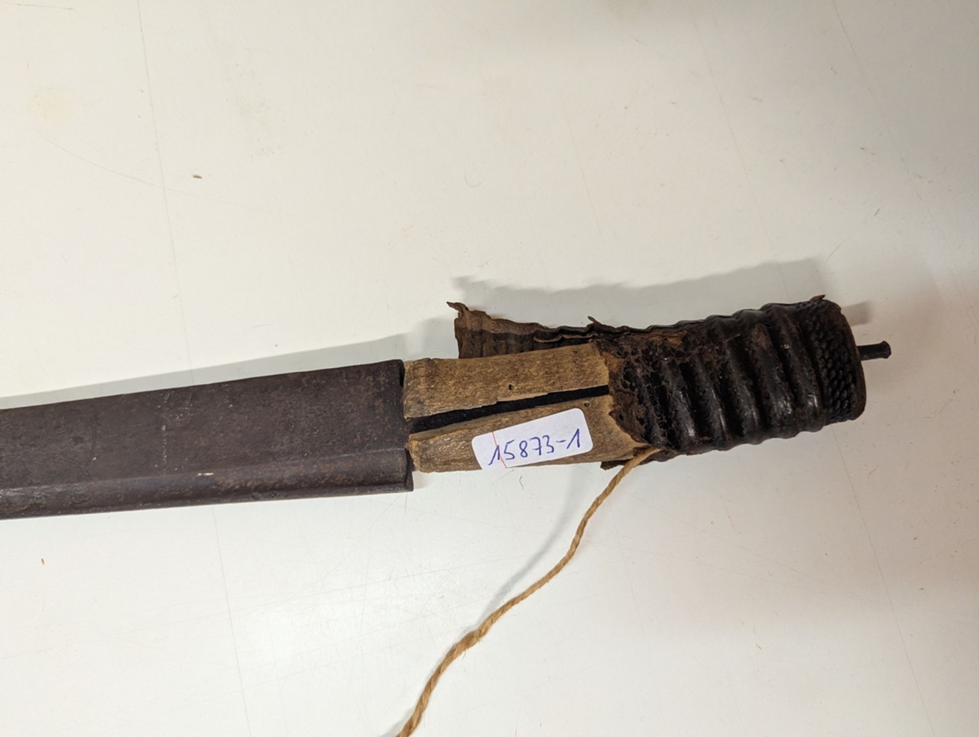 Säbel, wohl preußischer Infanteriesäbel M 1715, gebogene und beidseitige gekehlte Rückenklinge, gek - Bild 4 aus 4