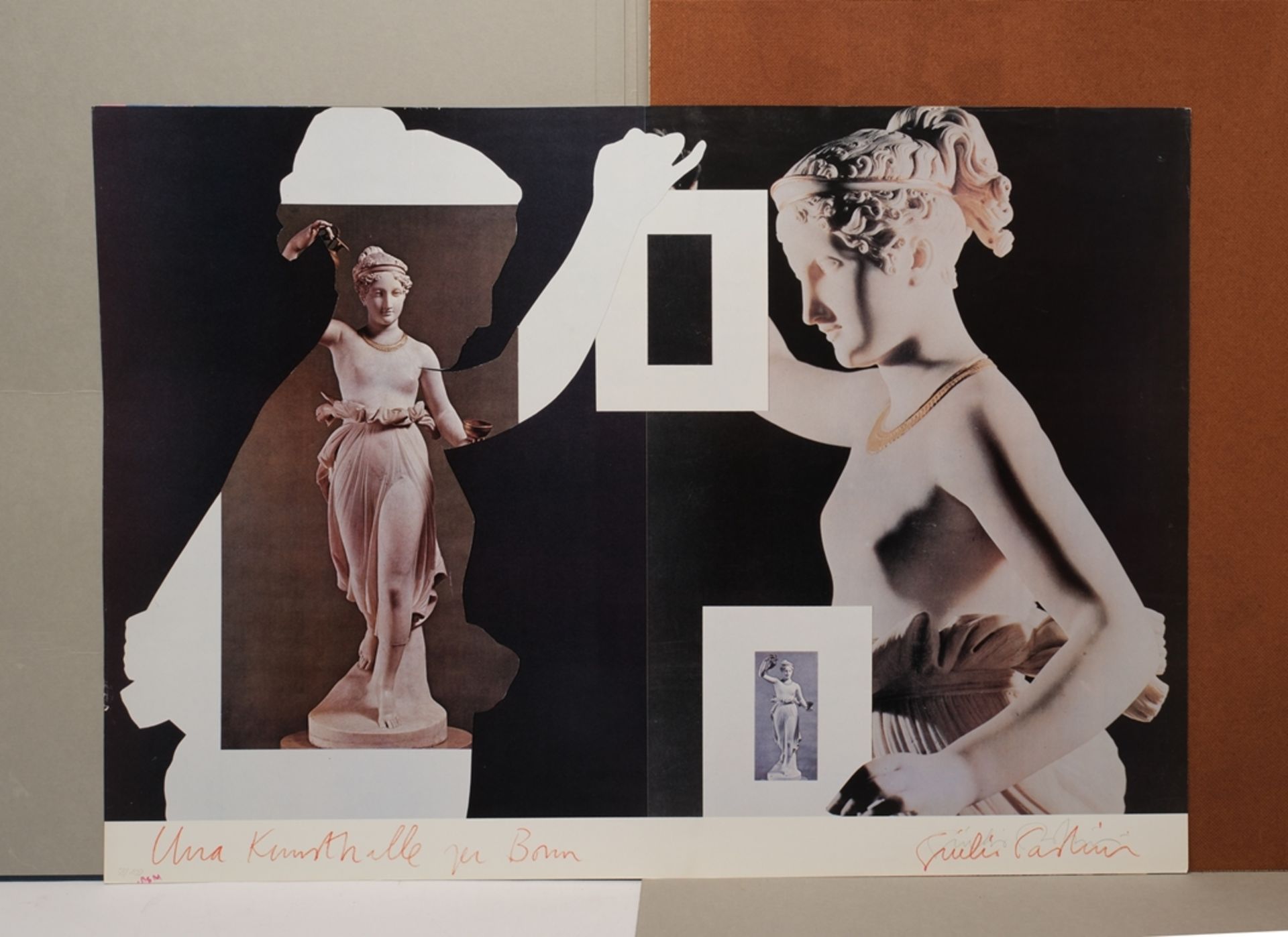 Mappe mit 11 Künstlerplakaten, vollständig: "Bonn braucht Kunsthalle": - Bild 12 aus 16