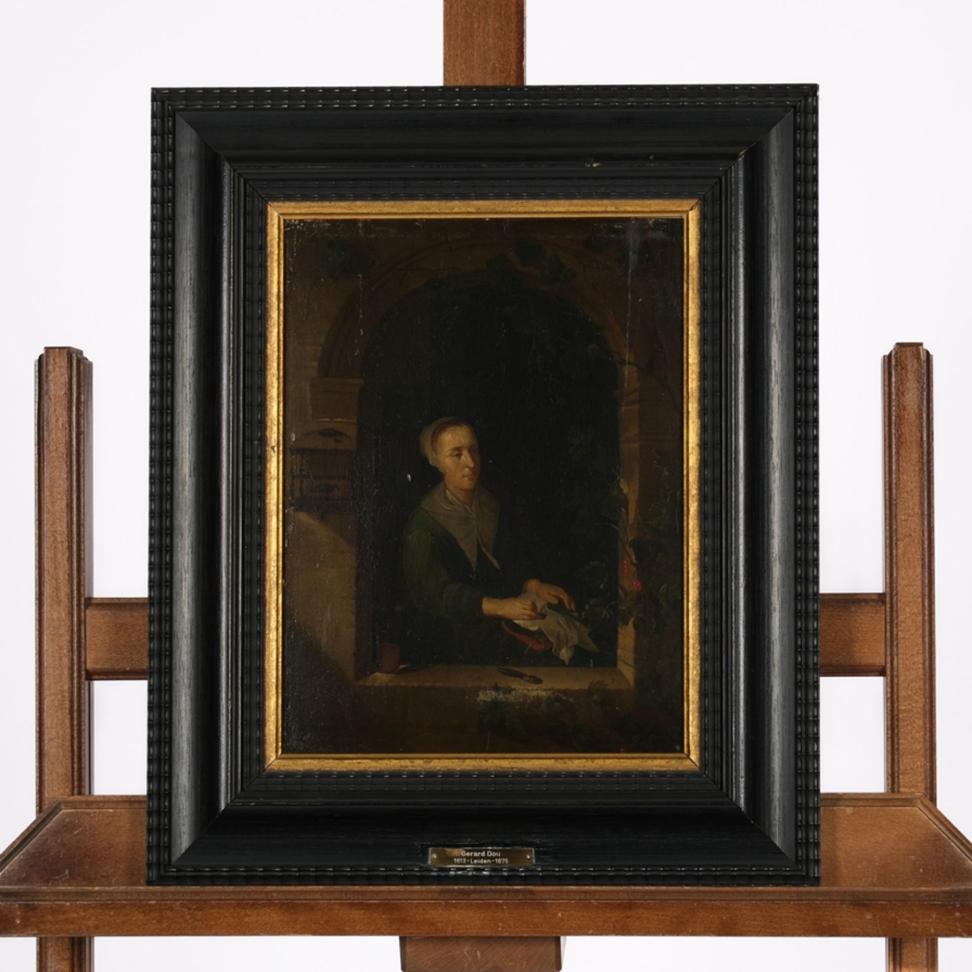 Metsu, Gabriel (Leiden 1629 - 1667 Amsterdam, holländischer Genremaler), Kopie aus dem 19. Jahrhund - Bild 2 aus 4