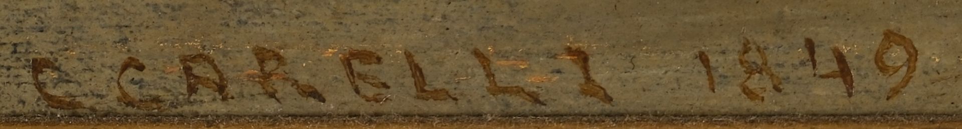 Carelli, Consalvo (1818 - 1900 Neapel, lehnte den Akademismus ab und befürwortete stattdessen das S - Bild 3 aus 5