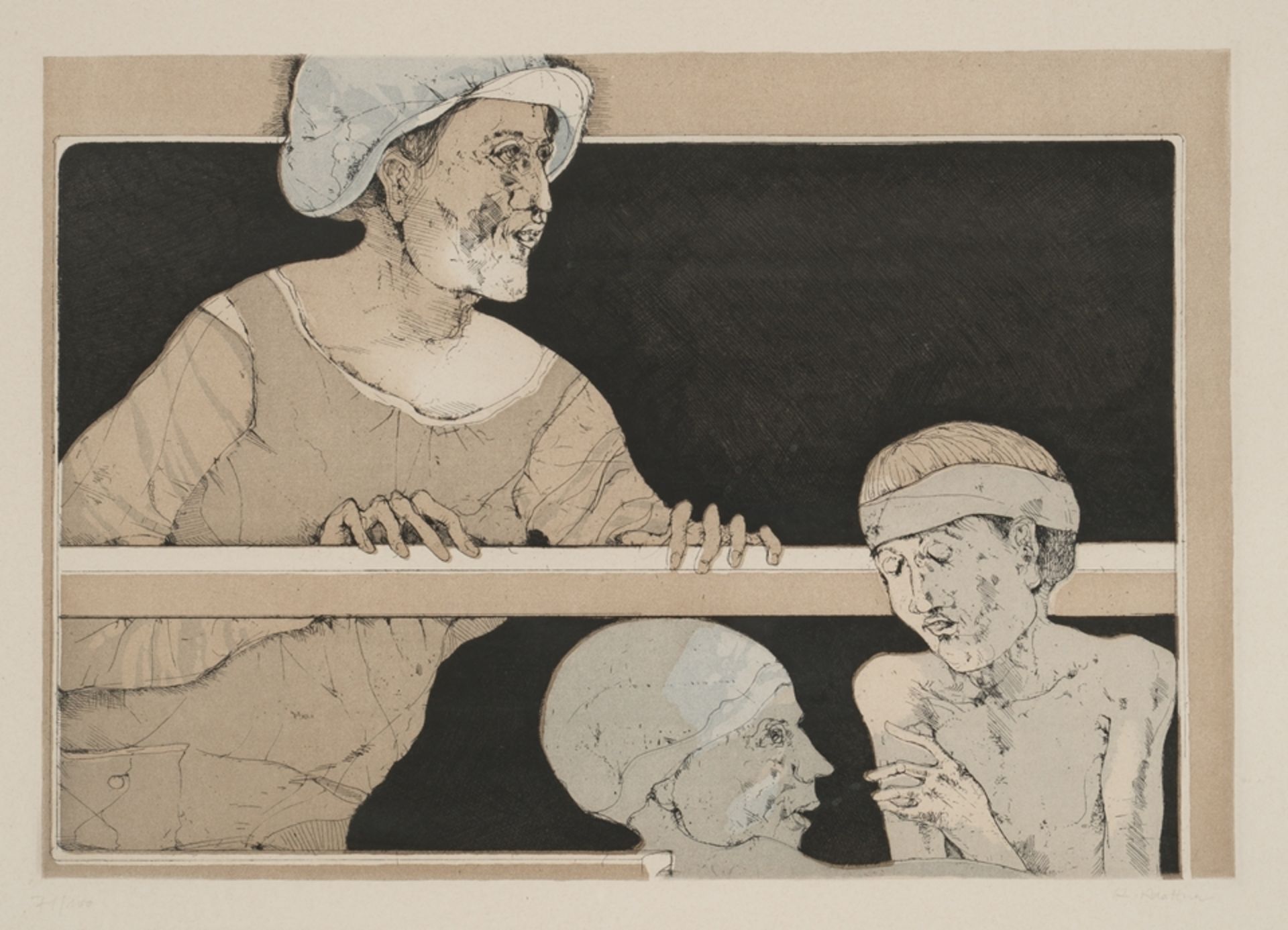 Plattner, Karl (1919 Mals/Südtirol - 1986 Mailand, einer der bekanntesten Südtiroler Künstler der N