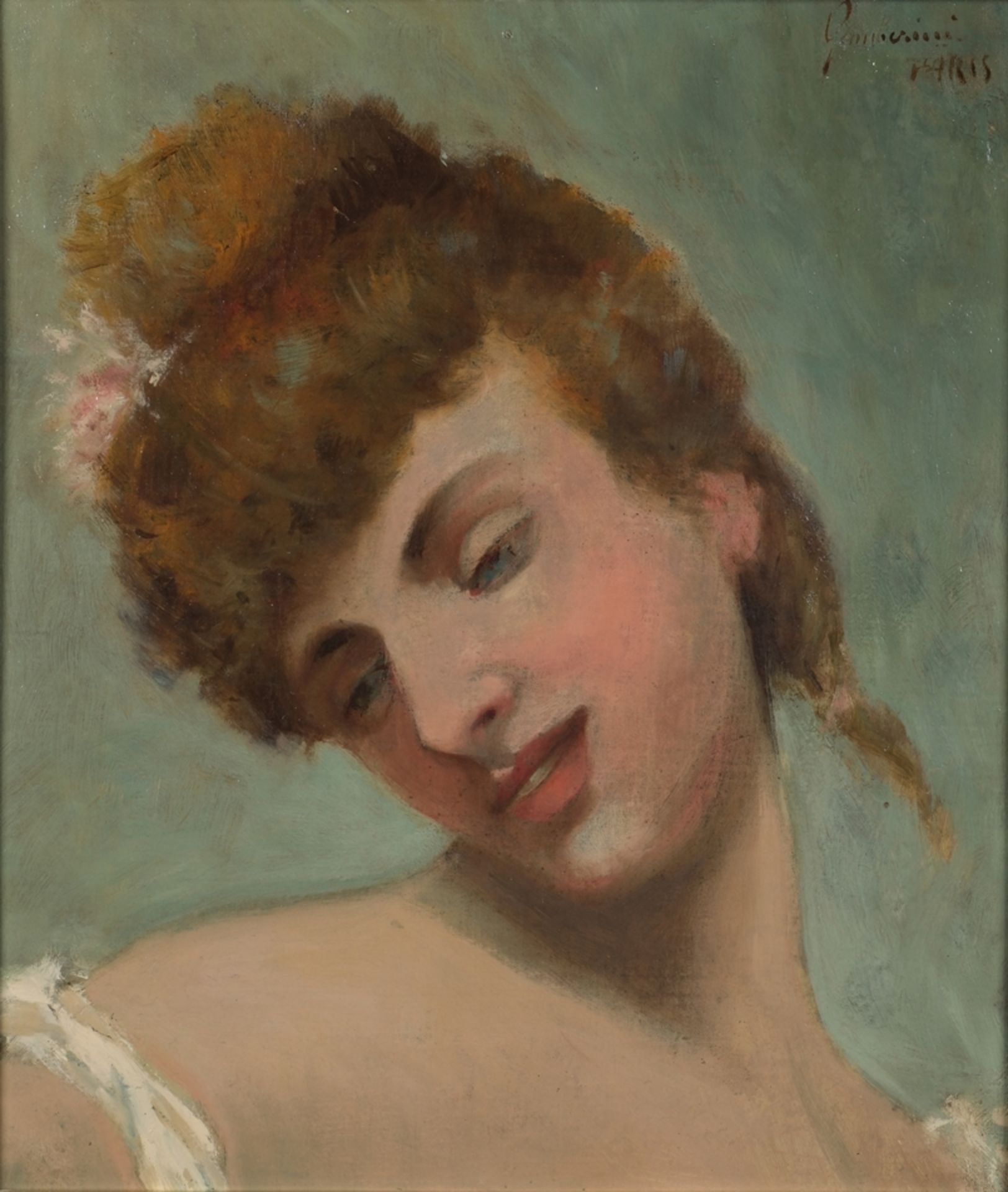 Gamberini, Giovacchino (1859 - 1904, italienischer Genremaler, Studium an der Academy of Fine Arts 