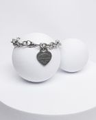 Return to Tiffany, Armband, Tiffany, Sterlingsilber, Länge 20 cm, mit Original-Staubbeutel und -Ges