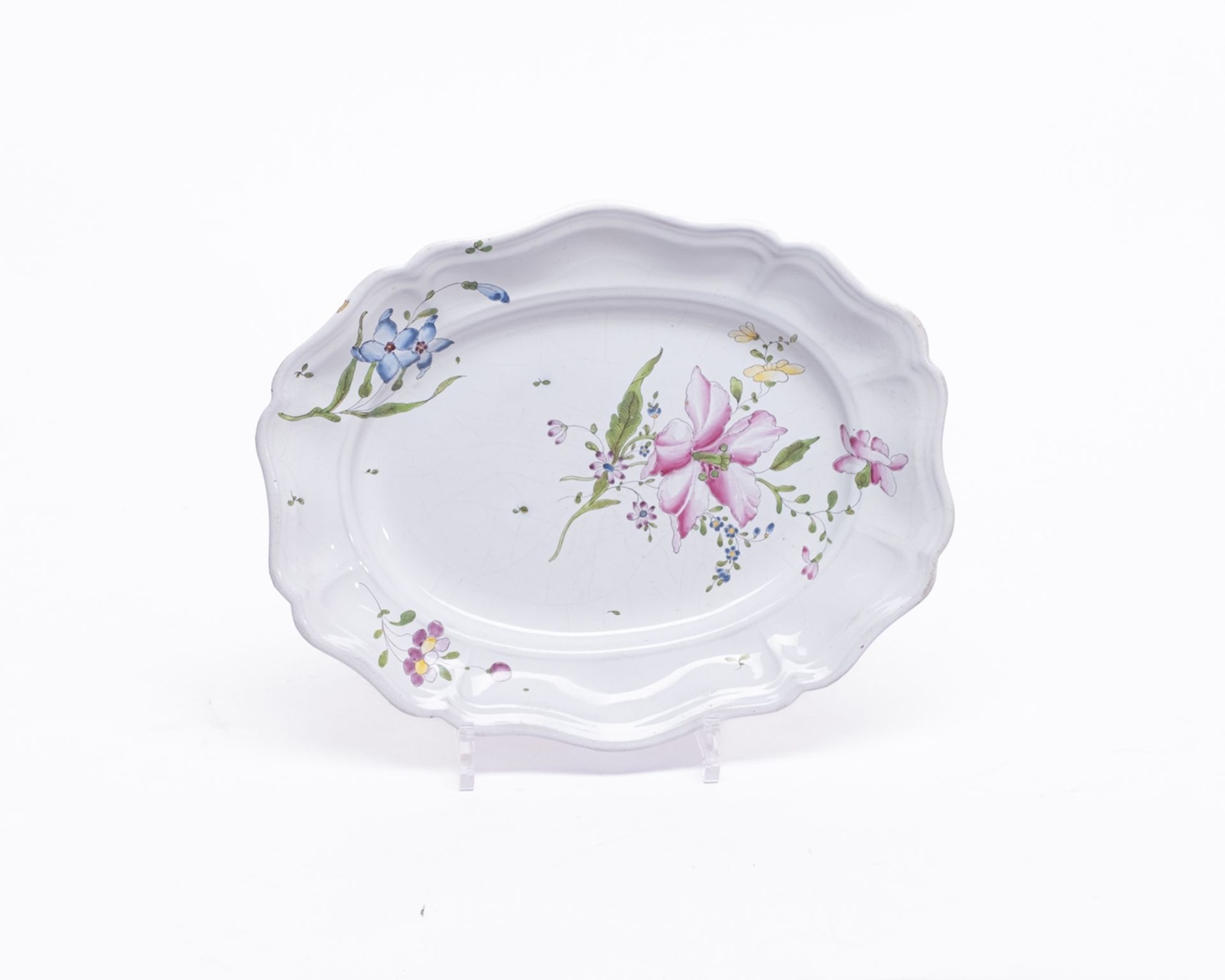 4 Vorlegeplatten, Durchbruchplatte, Straßburg, nach 1748 bzw. 1762, Paul Hannong bzw. Joseph Hannon - Bild 6 aus 11