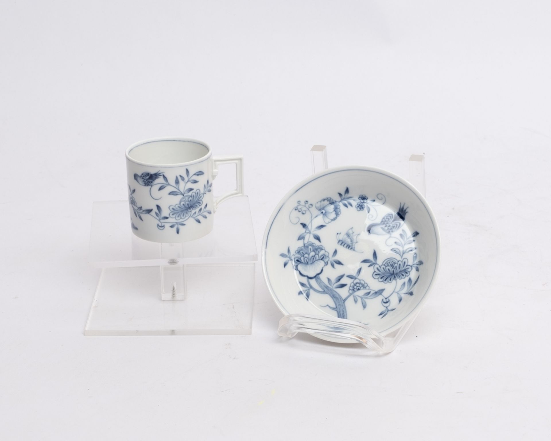 Konvolut 6 Mokkatassen mit Untertassen, Meissen, Schwertermarke, 19./20. Jh., 1./2. Wahl, verschied - Bild 11 aus 13