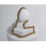 Kette, 18kt Gelbgold/Weißgold, ca. 100.7 g, ca. 60 cm lang.