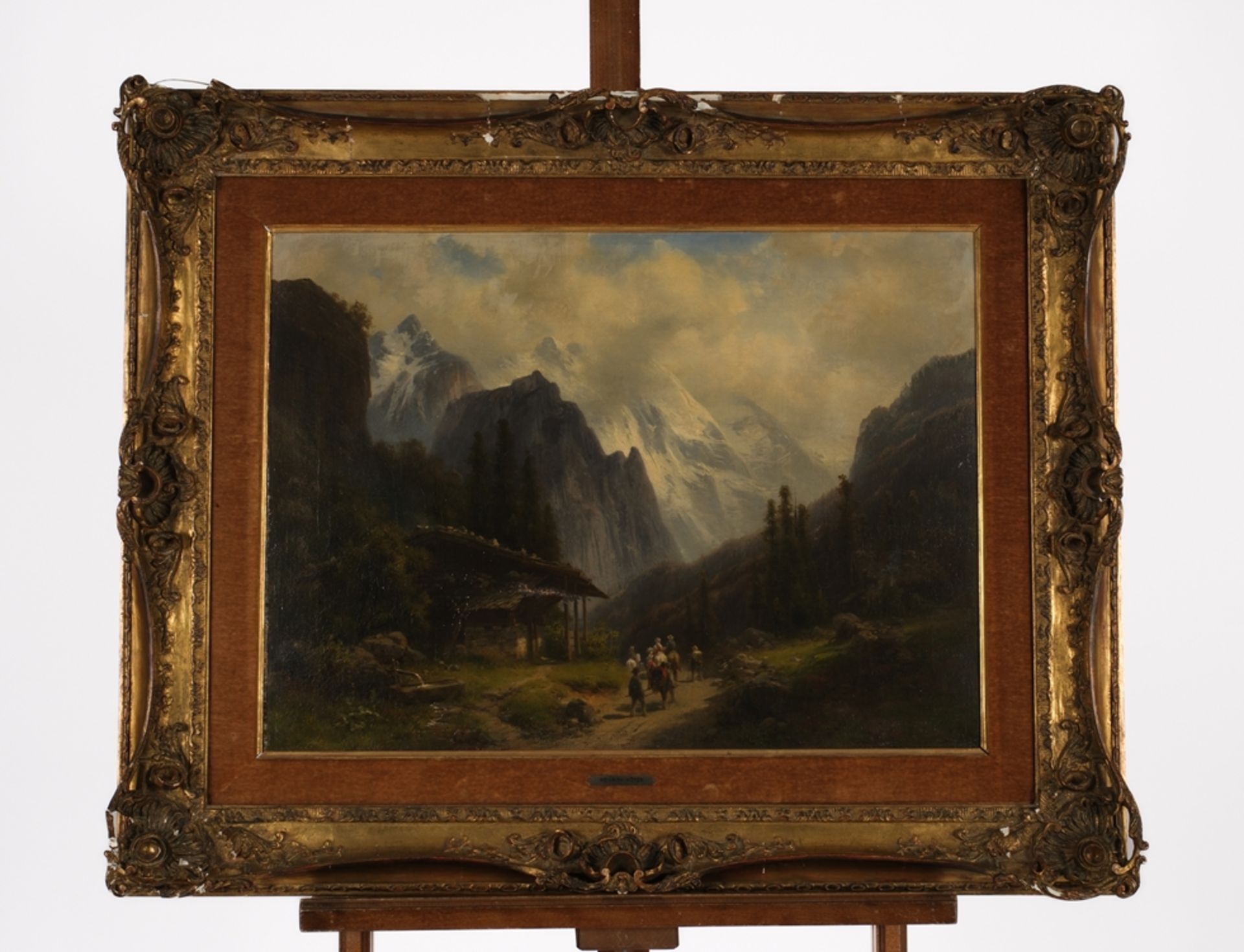 Höfer, Heinrich (1825 Eisfeld - 1878 München, ab 1855 Mitglied Münchner Kunstverein, Landschaftsmal - Bild 2 aus 6