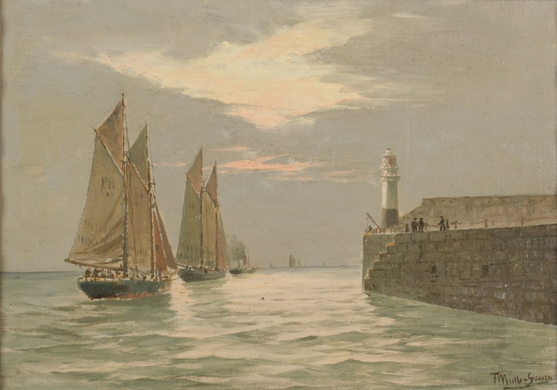 Müller-Gossen, Franz (1871 Mönchengladbach - 1946 Lausanne, Studium an der KA Düsseldorf, in Mönche