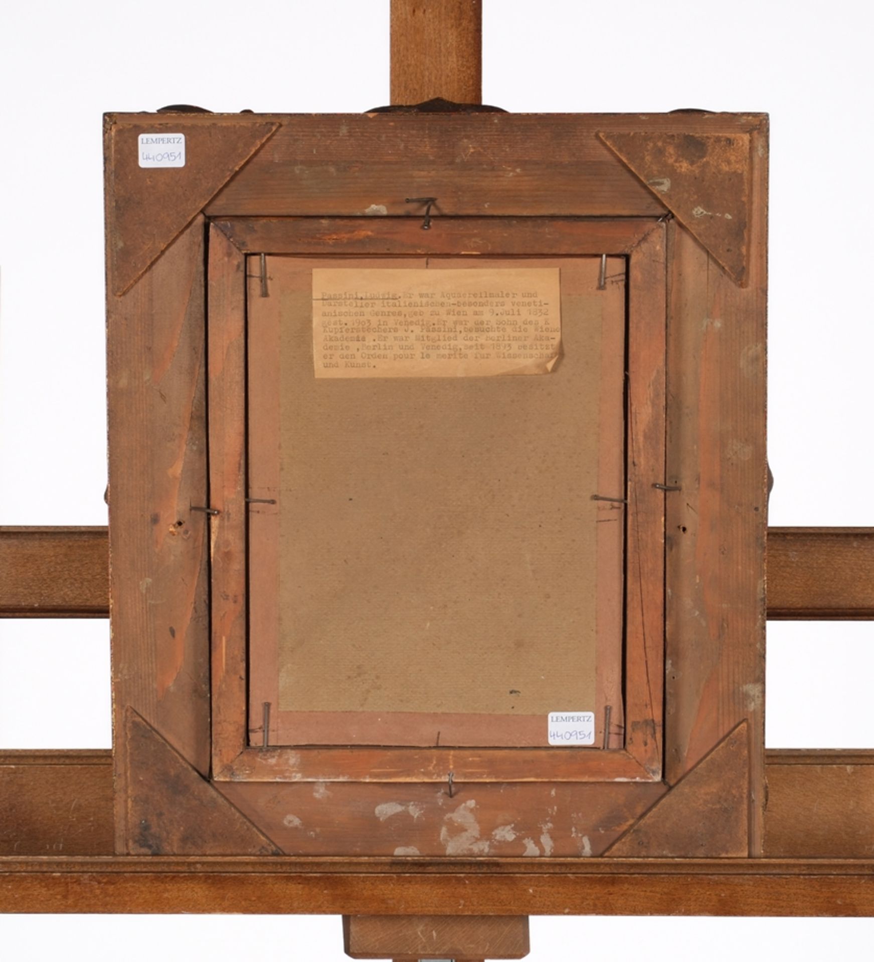 Passini, Ludwig Johann (1832 Wien - 1903 Venedig, Schüler seines Vaters Johann, weitere Ausbildung  - Bild 4 aus 4