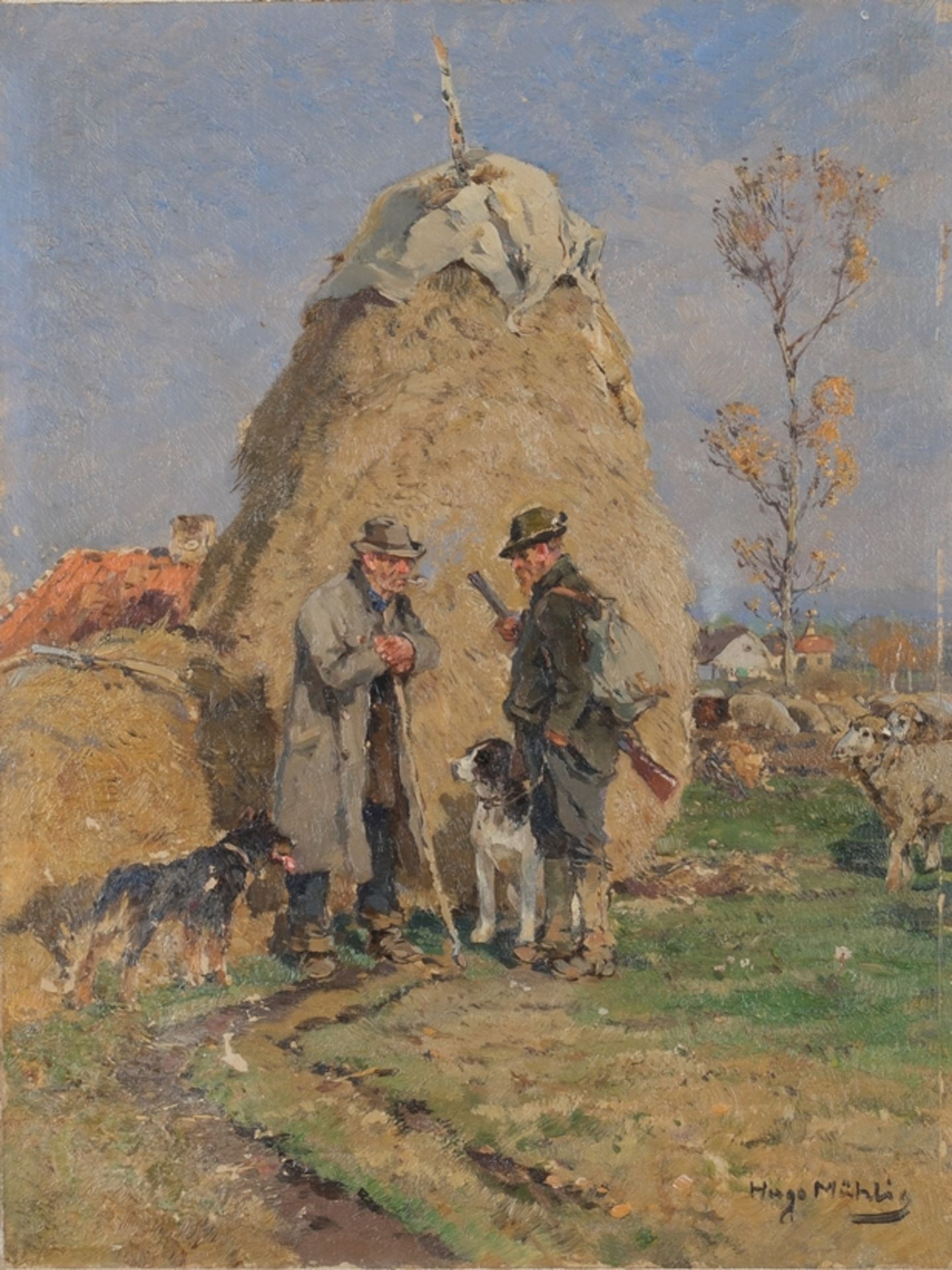 Mühlig, Hugo (1854 Dresden - 1929 Düsseldorf, Schüler seines Vaters Meno, studierte an der KA Dresd