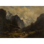 Höfer, Heinrich (1825 Eisfeld - 1878 München, ab 1855 Mitglied Münchner Kunstverein, Landschaftsmal