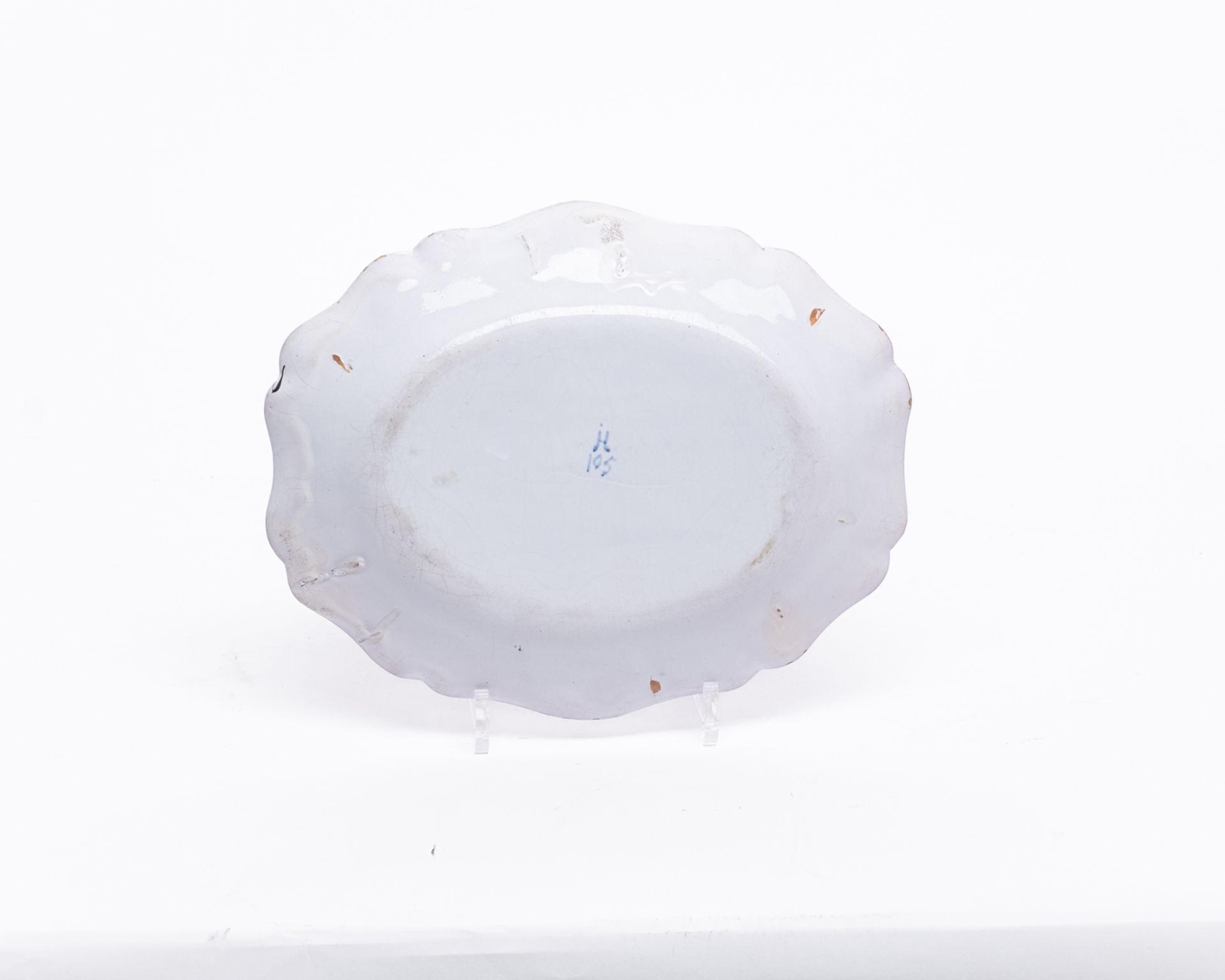 4 Vorlegeplatten, Durchbruchplatte, Straßburg, nach 1748 bzw. 1762, Paul Hannong bzw. Joseph Hannon - Bild 7 aus 11