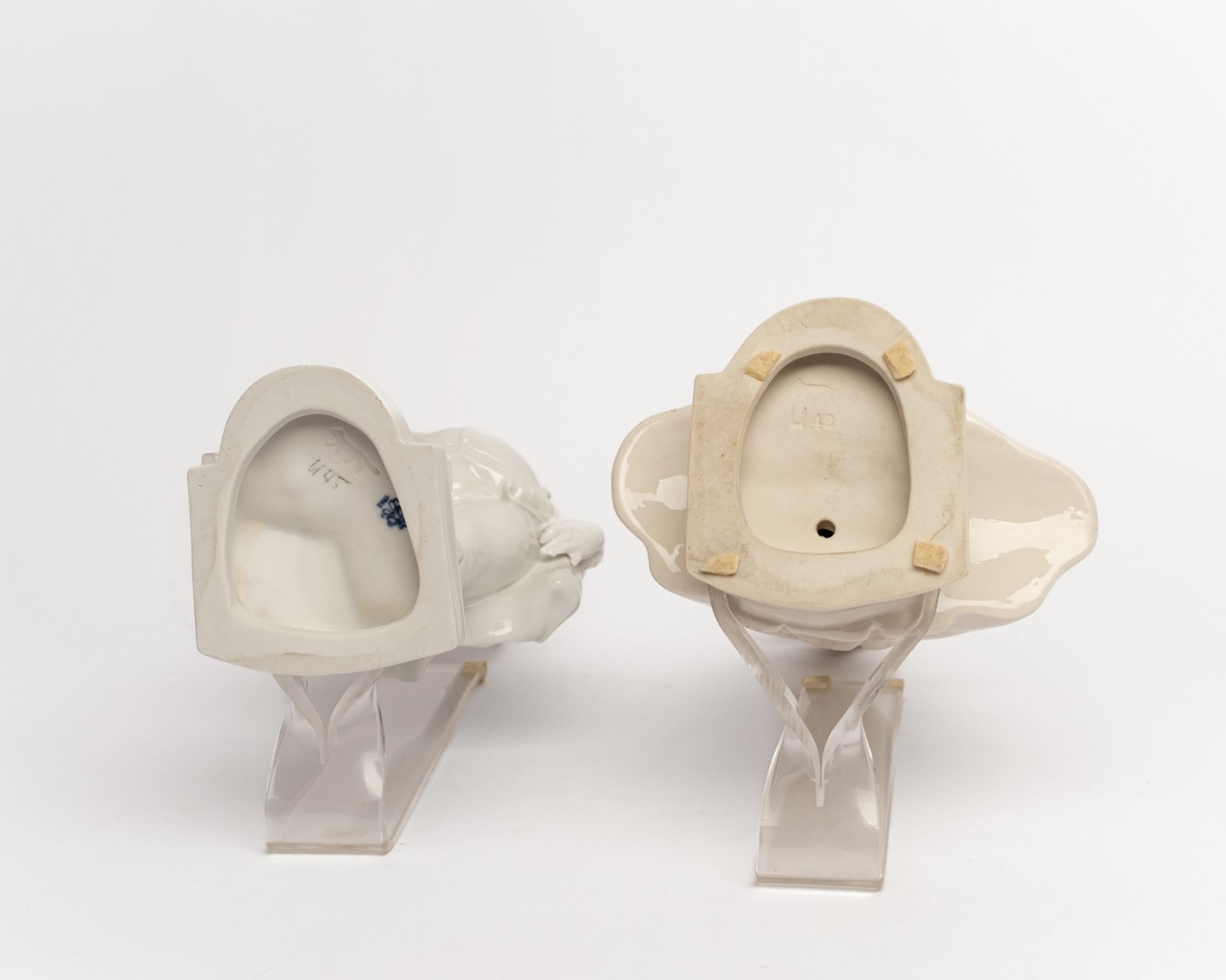 Porzellanfigur, "Jäger", Aelteste Volkstedter Porzellanfabrik, 2. Hälfte 20. Jh., Pressmarke schnür - Bild 5 aus 5