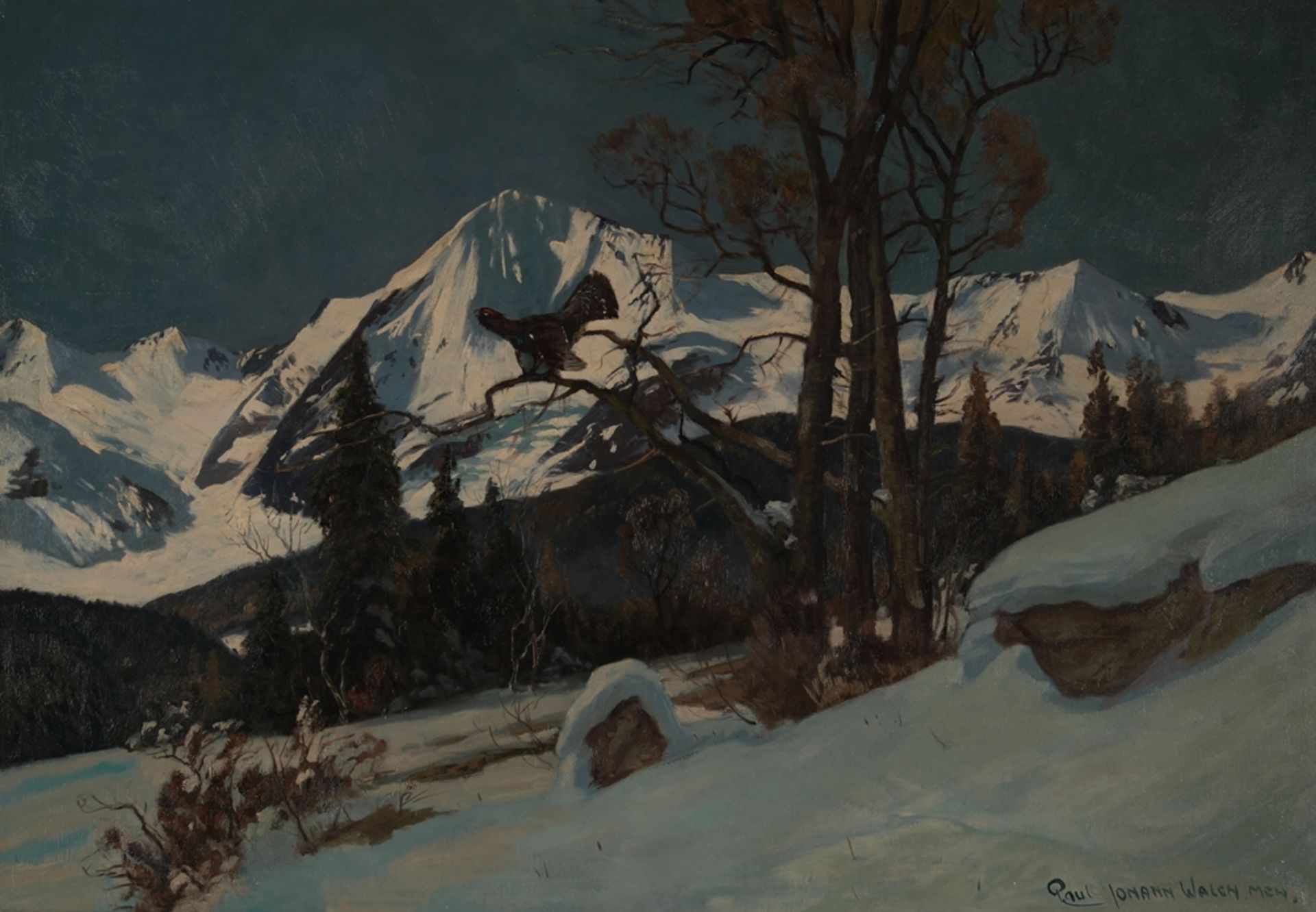 Walch, Paul Johann (Leutstetten am Starnbergersee 1881 - 1958 ebda., Schüler der KA München, Landsc