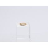 Ring, 14kt Gelbgold, 5 Brillanten zus. ca. 0.25 ct., ca. 5.0 g, RM 58