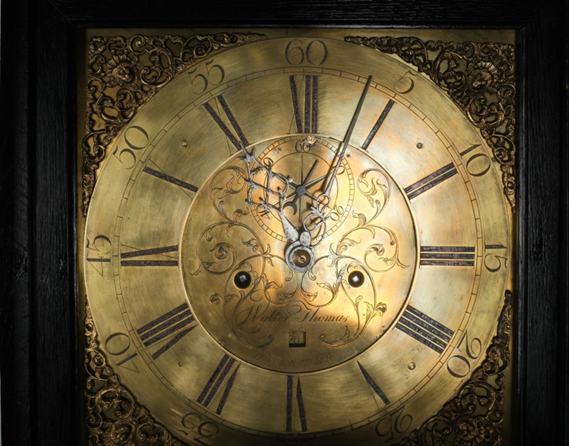 Standuhr, England, 18. Jh. und später, auf dem Zifferblatt bez. "Walter Thomas Chester", späteres G - Bild 2 aus 2