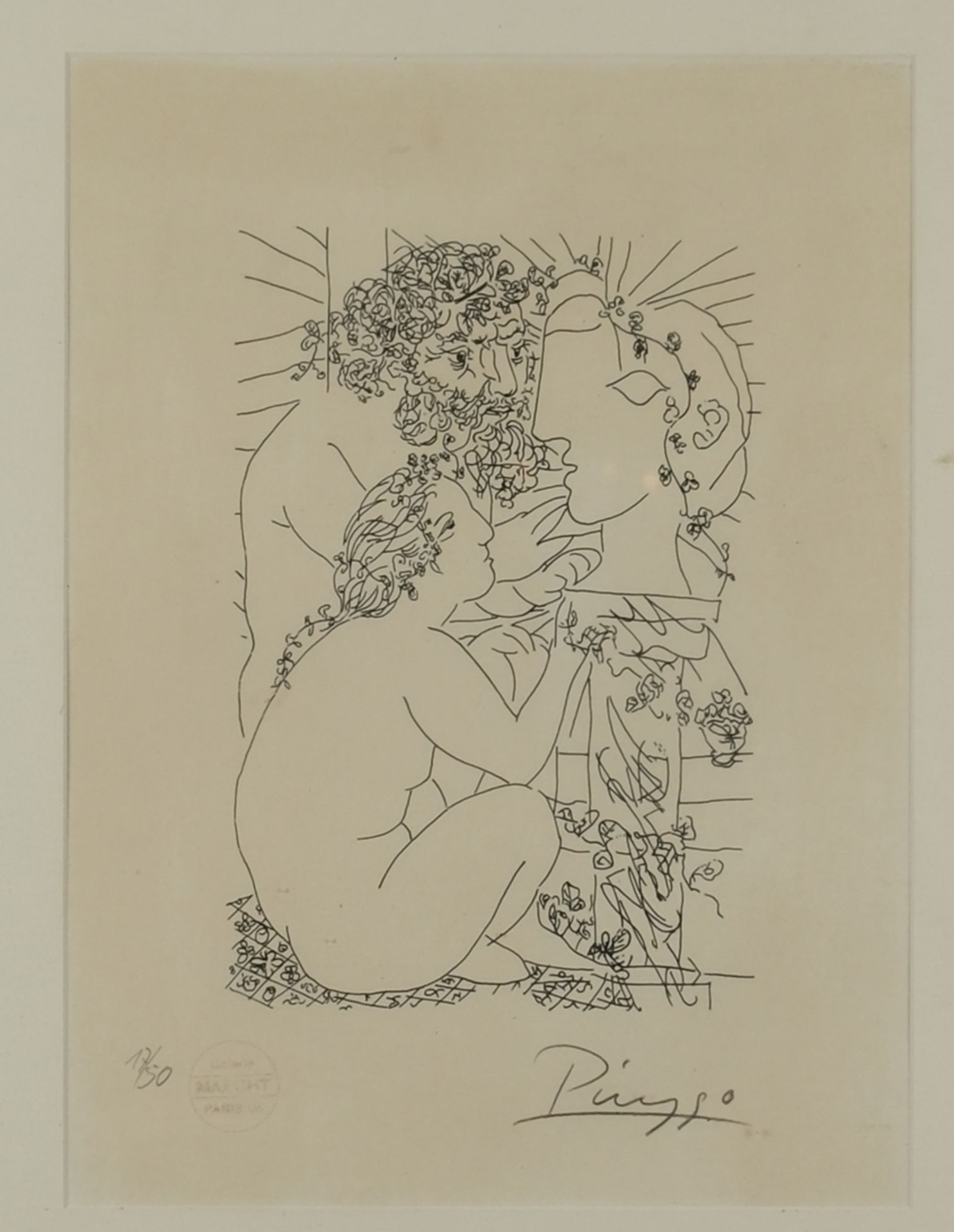 Picasso, Pablo (Malaga 1881 - 1973 Mougins, Studium an der KA Madrid, Maler, Grafiker und Bildhauer