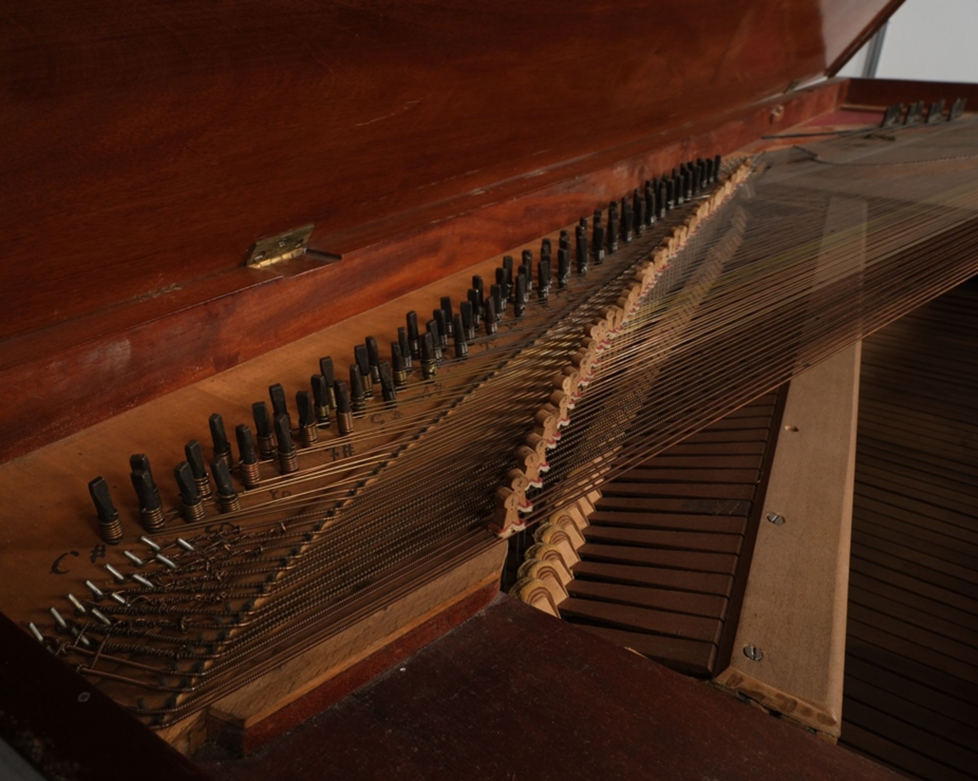 Hammerklavier aus dem Besitz von Ferdinand Ries (1784 - 1838, deutscher Komponist und Pianist, Schü - Bild 9 aus 14