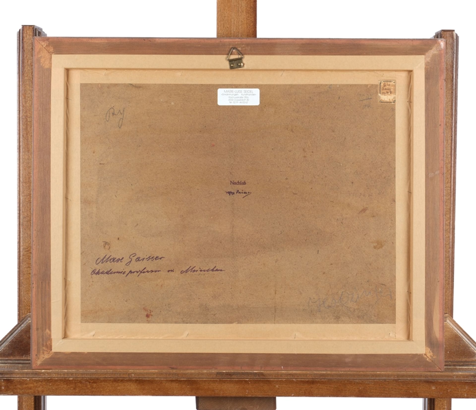 Gaisser, Max (1857Augsburg - 1922 München, in München tätiger Interieur- und Genremaler), - Bild 4 aus 4