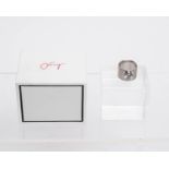 Solitär-Ring, 950 Platin, Brillant 2.01 ct., G/si1, Atelier Georg Spreng, ca. 16.6 g, RM 52.