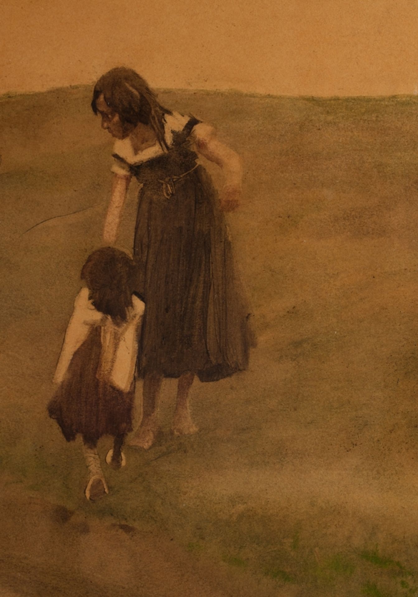 Schreuer, Wilhelm (Wesel 1866 - 1933 Düsseldorf, bekannt für seine teils historischen Gesellschafts - Bild 6 aus 7