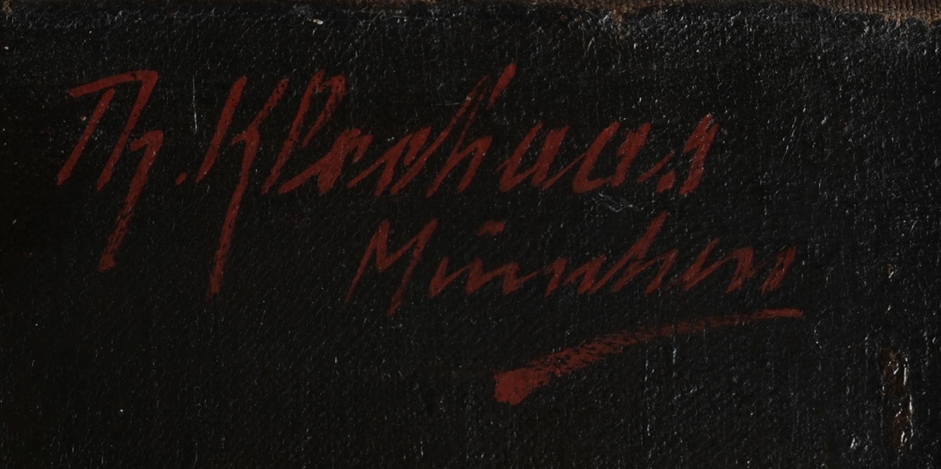 Kleehaas, Theodor (1854 Germersheim - 1929 München, erlernte sein künstlerisches Handwerk in New Yo - Bild 3 aus 7