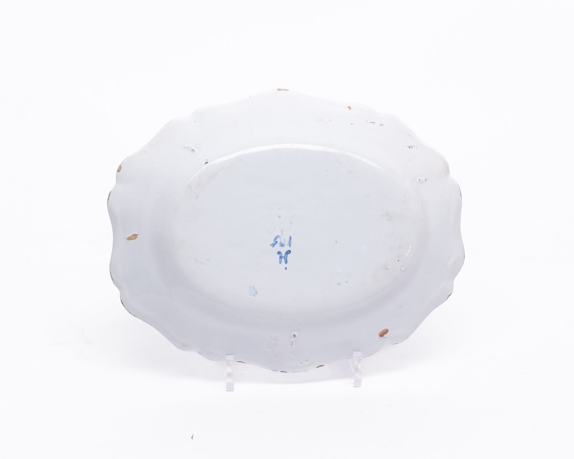 4 Vorlegeplatten, Durchbruchplatte, Straßburg, nach 1748 bzw. 1762, Paul Hannong bzw. Joseph Hannon - Bild 9 aus 11