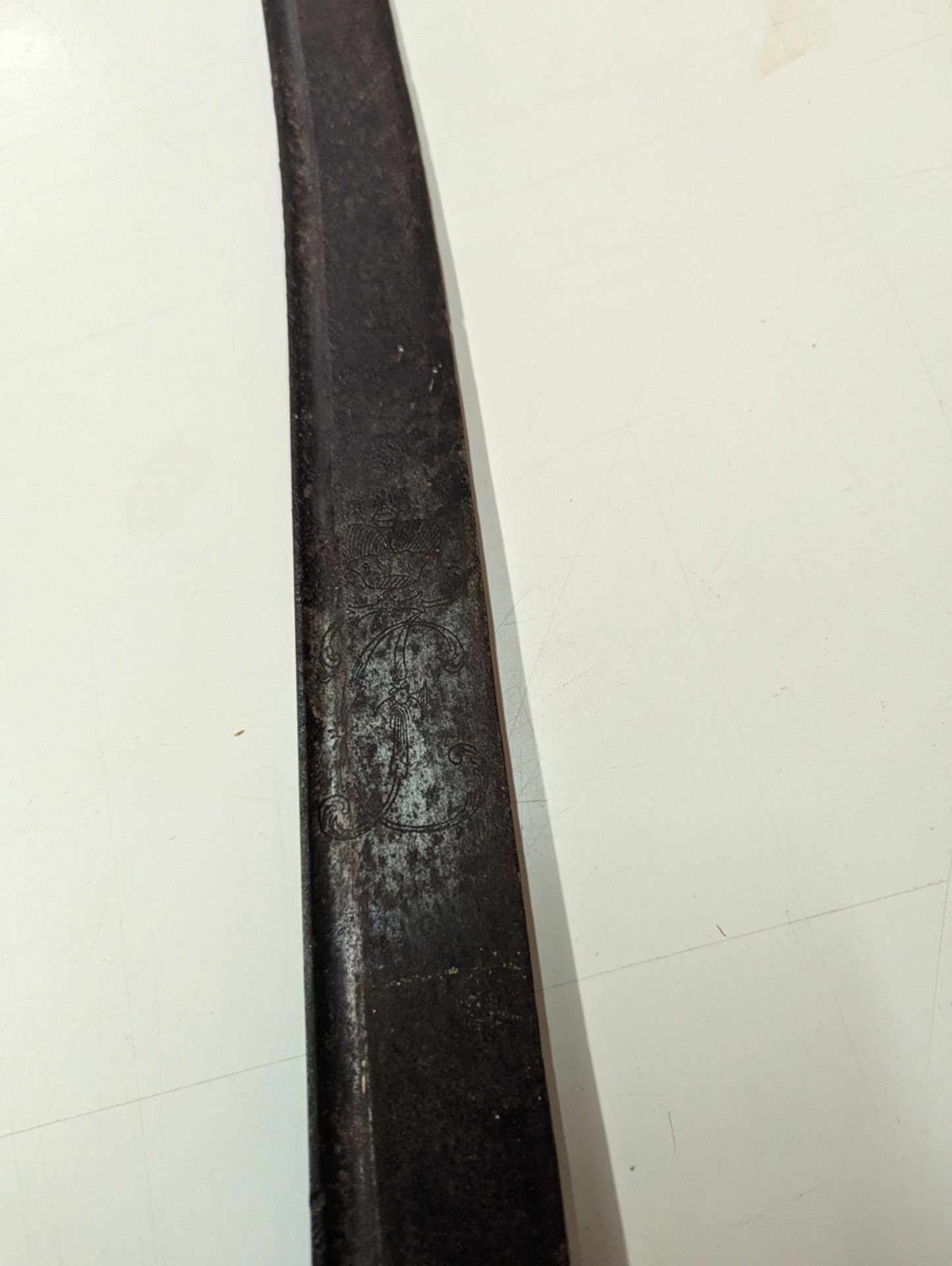 Säbel, wohl preußischer Infanteriesäbel M 1715, gebogene und beidseitige gekehlte Rückenklinge, gek - Bild 3 aus 4