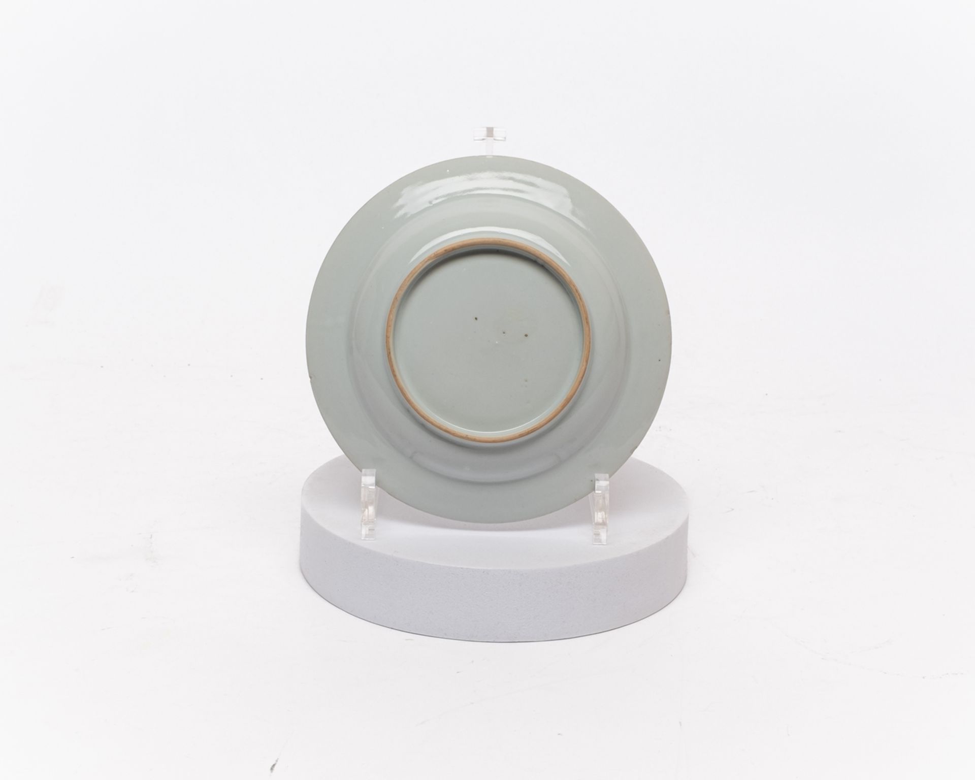 6 Schalen, China, Qianlong, 1736-1795, Porzellan, verschiedene blau-weiße Dekore, 1x wandernder Gel - Bild 3 aus 4