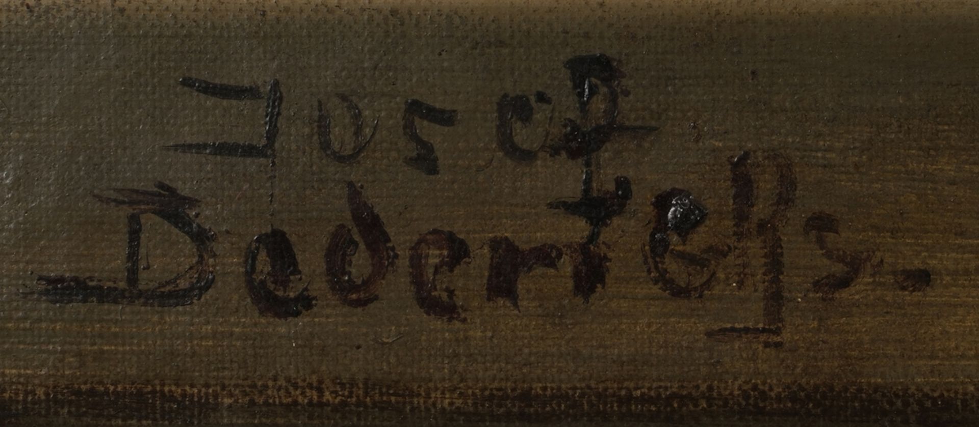 Dederichs, Josef (Bleibuir b. Mechernich 1873 - 1958 Köln, studierte an der KA Düsseldorf, malte La - Bild 3 aus 7