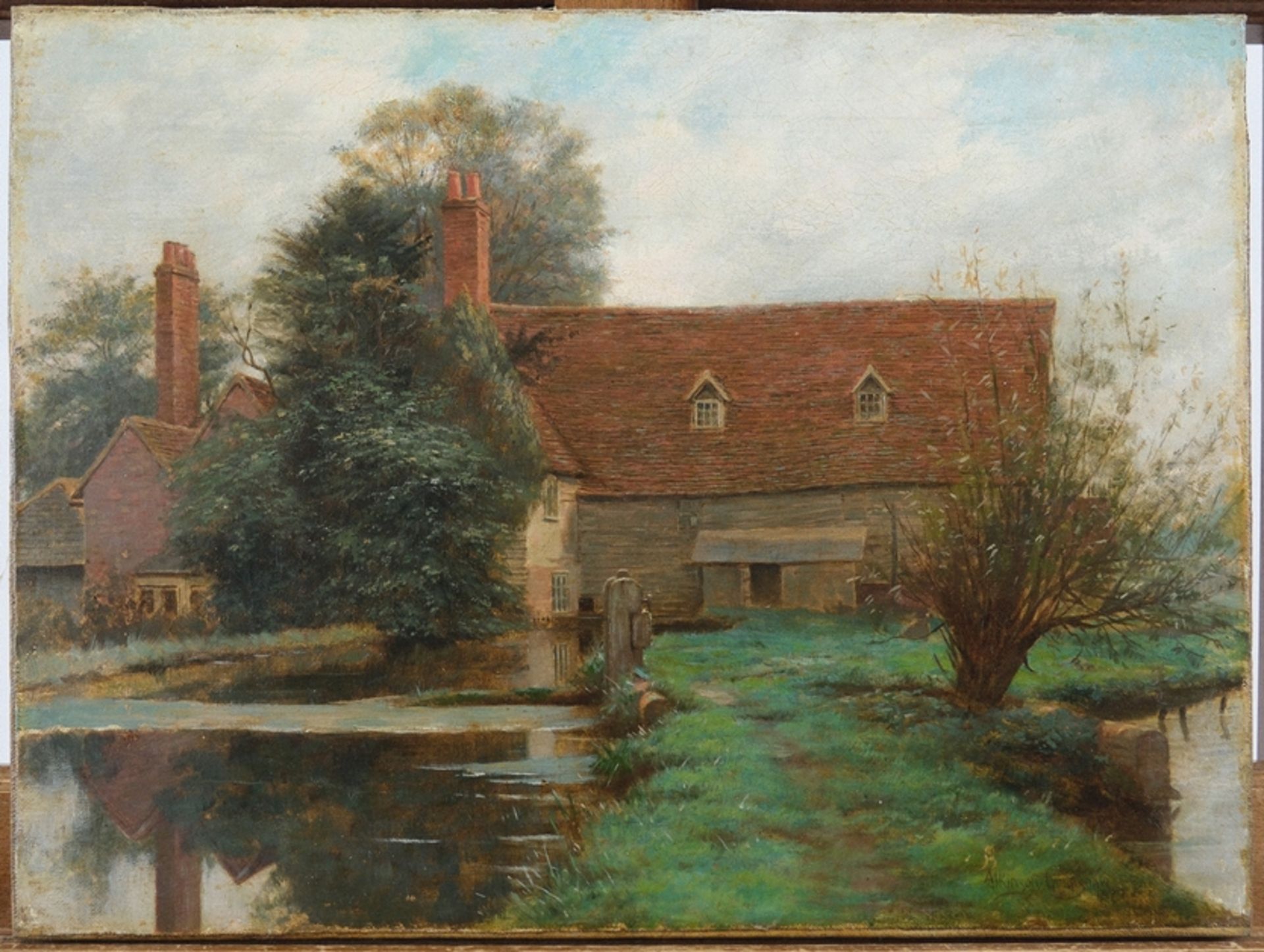 Grimshaw, John Atkinson (1836 Leeds - 1893 Leeds, englischer Maler, Autodidakt, Ausstellung einiger