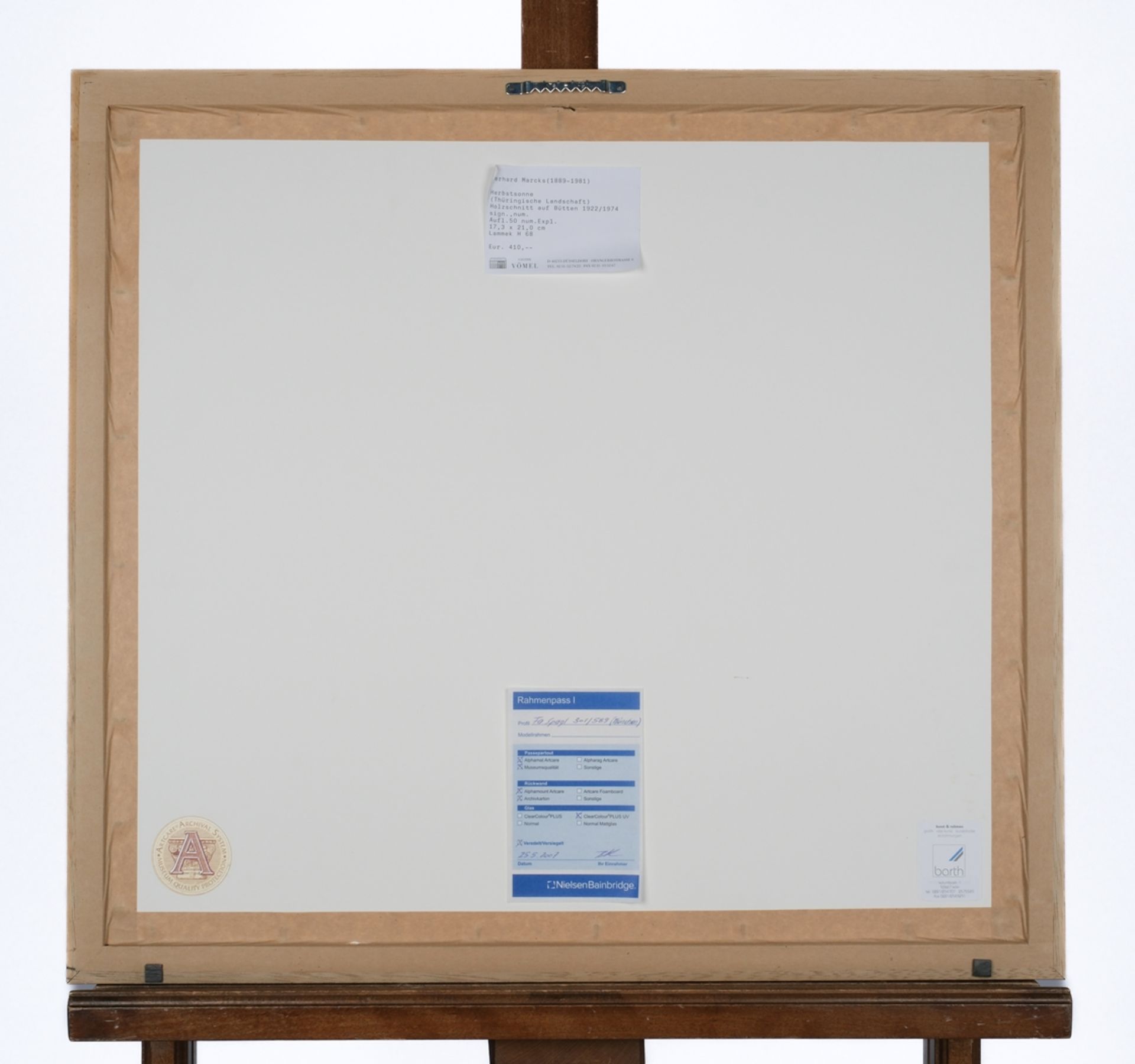 Marcks, Gerhard (1889 Berlin - 1981 Burgbrohl, bedeutender autodidaktischer Bildhauer und Grafiker  - Bild 5 aus 5