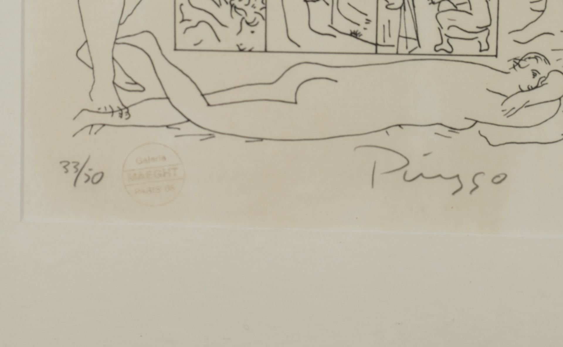 Picasso, Pablo (Malaga 1881 - 1973 Mougins, Studium an der KA Madrid, Maler, Grafiker und Bildhauer - Bild 3 aus 3