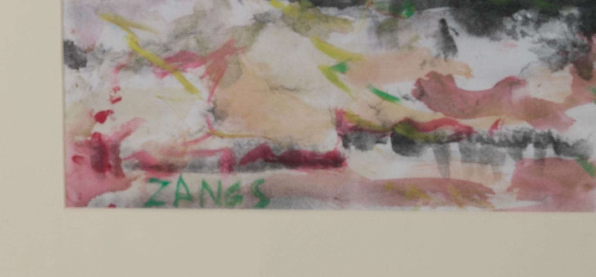 Zangs, Herbert (geb. Krefeld 1924, studierte an der KA Düsseldorf bei Pankok, diverse Studienreisen - Bild 3 aus 3