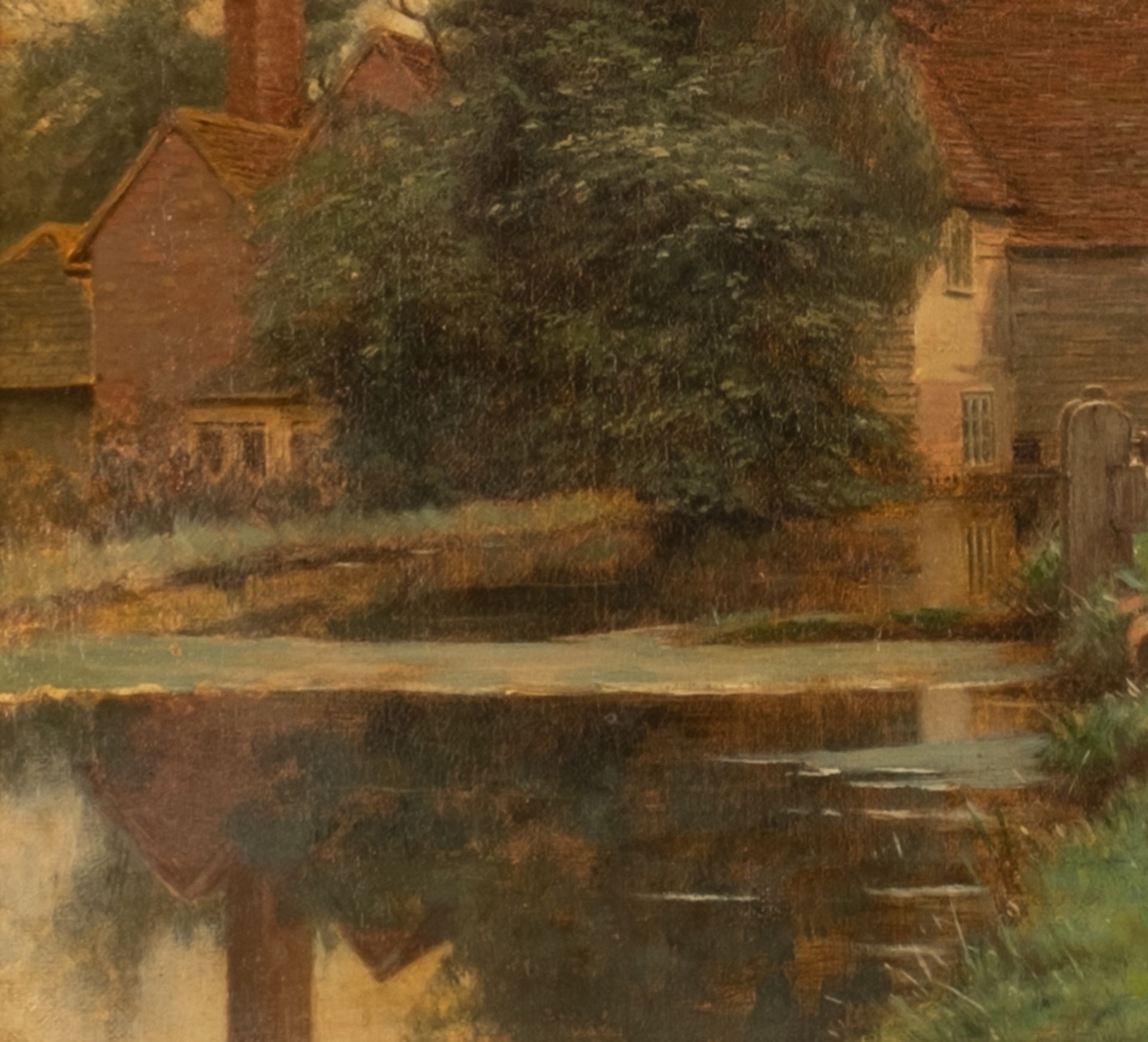 Grimshaw, John Atkinson (1836 Leeds - 1893 Leeds, englischer Maler, Autodidakt, Ausstellung einiger - Bild 4 aus 5