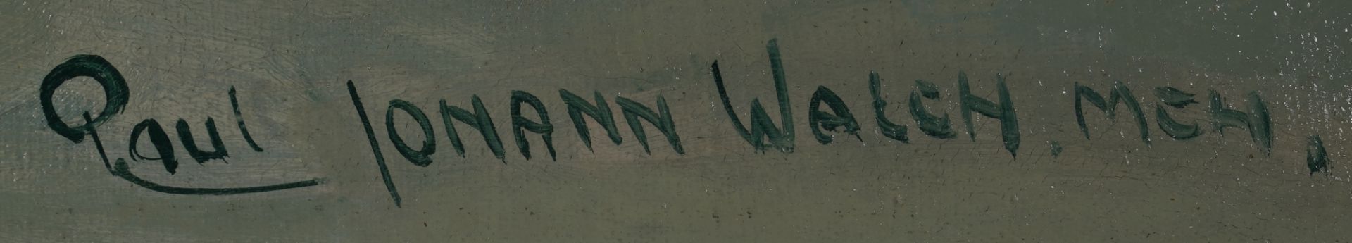 Walch, Paul Johann (Leutstetten am Starnbergersee 1881 - 1958 ebda., Schüler der KA München, Landsc - Bild 3 aus 6