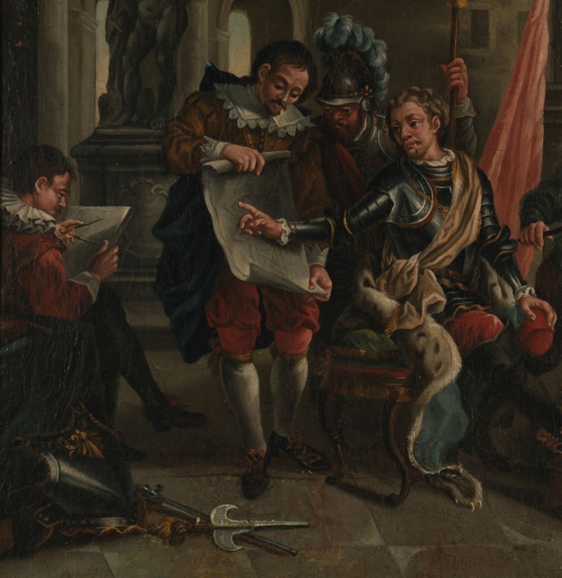 Bieg, Franz Carl (1743 Engen - 1790 Engen, deutscher Maler und Kirchenmaler), zugeschrieben, - Bild 5 aus 7