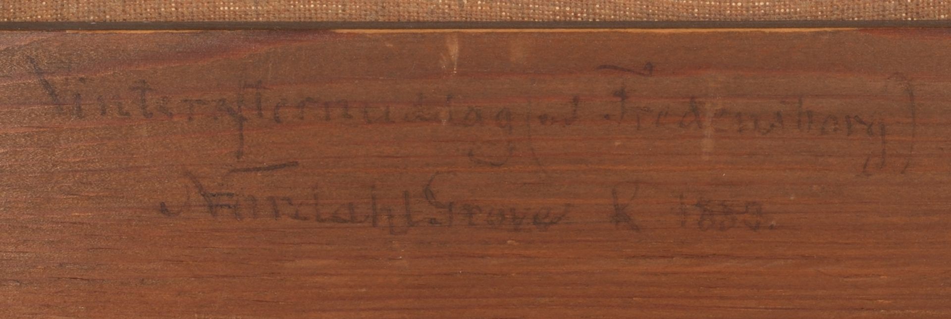 Grove, Nordhal Peter Frederik (1822 Kopenhagen - 1885 Samsted, dänischer Landschaftsmaler, Ausbildu - Bild 6 aus 6