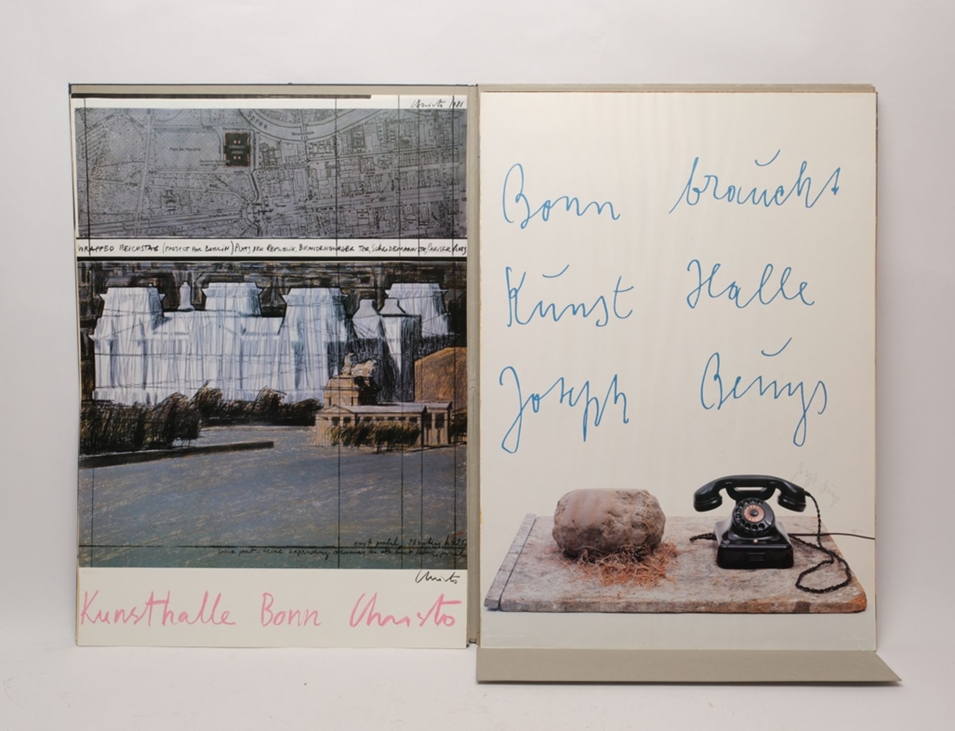 Mappe mit 11 Künstlerplakaten, vollständig: "Bonn braucht Kunsthalle": - Bild 3 aus 16