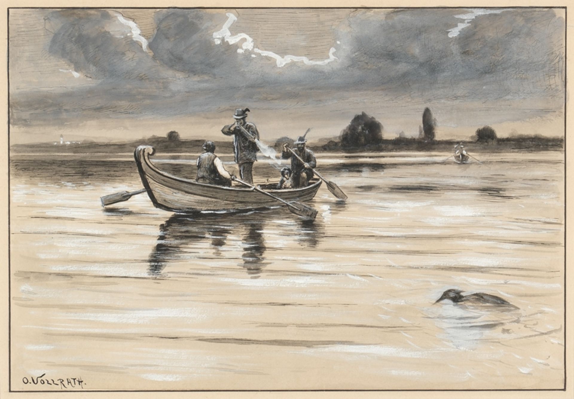 Vollrath, Otto (Saalfeld 1856 - 1912, Maler der Weimarer Schule), - Bild 4 aus 13