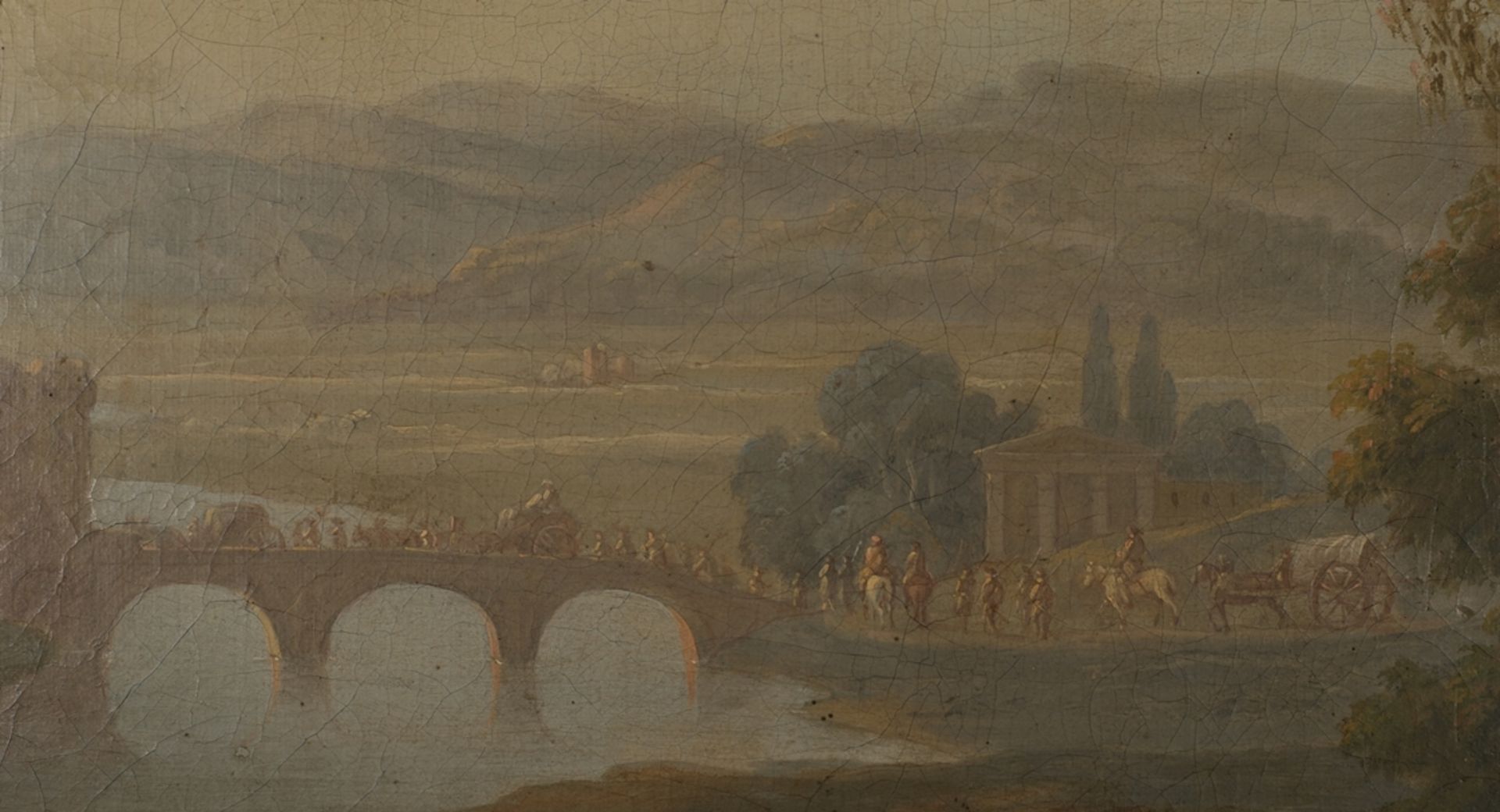 Pegna, Hyacinth de la (1706 Brüssel - 1772 Rom, flämischer Schlachten- und Vedutenmaler), - Bild 5 aus 7