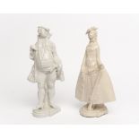 Porzellanfigur, "Jäger", Aelteste Volkstedter Porzellanfabrik, 2. Hälfte 20. Jh., Pressmarke schnür